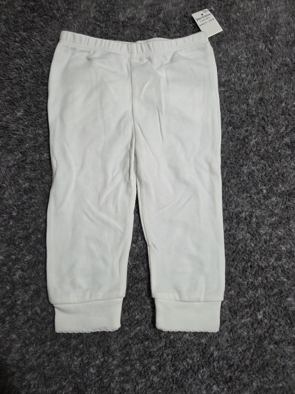 Juicy Couture White Kids Leggings - Cozy Lounge Pants